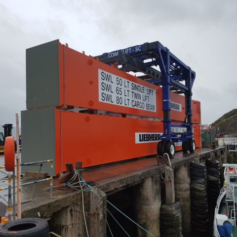 Combilift – COMBI-SC – Straddle Carrier - Heavy Manufacturing - Long heavy load